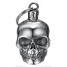 Campana de motocicleta Mocy Bell Skull Skeleton Acero inoxidable IM#26587