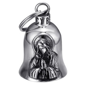 Clochette moto Mocy Bell Sainte Vierge Marie Acier inoxydable  IM#26687