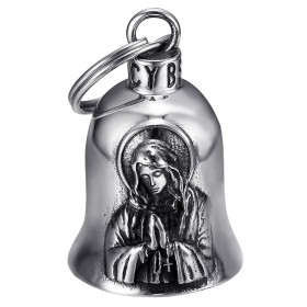Motorcycle bell Mocy Bell Holy Virgin Mary Stainless steel IM#26687