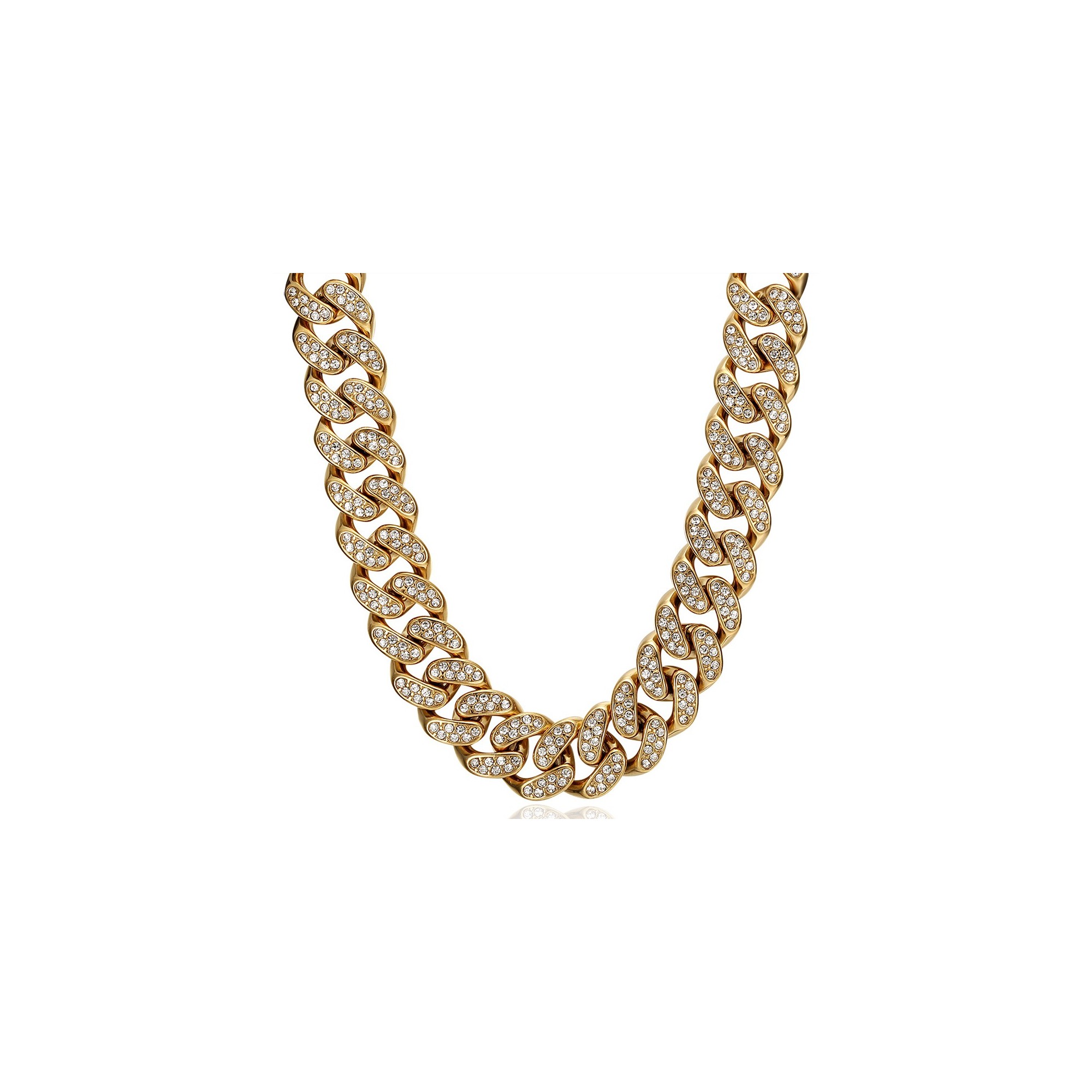 Chaine Cubaine Bijoux AmÃ©ricain Homme Nouveau Dernier Dîner Pendentif  Chaîne Cubaine Collier Avec 14mm, image size:2000x2000