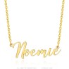Collier prénom Femme Acier inoxydable Plaqué Or au choix  IM#26747