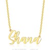 Collier prénom Femme Acier inoxydable Plaqué Or au choix  IM#26753