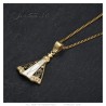 Collier de Notre-Dame d'Aparecida Acier inoxydable Or Protection    IM#26863