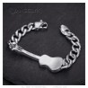 Men's Gipsy Musician Guitar Bracelet Stainless Steel Silver IM#27019