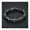 Biker bracelet Motorcycle chain Aged steel 22cm  IM#27063