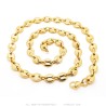Collier grain de café Acier inoxydable Doré Or  IM#27309