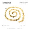 Collier grain de café Acier inoxydable Doré Or  IM#27310