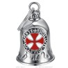 Campana de motocicleta Mocy Bell Templar Sigillum Militum Xpisti Acero inoxidable28696