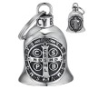 Timbre de motocicleta de acero inoxidable Mocy Bell Saint-Benoît Protector 28820