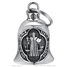Timbre de motocicleta de acero inoxidable Mocy Bell Saint-Benoît Protector 28822