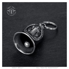 Timbre de motocicleta de acero inoxidable Mocy Bell Saint-Benoît Protector 28824