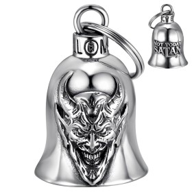 Campanello per moto Mocy Bell Not Today Satan in acciaio inossidabile28853