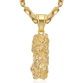Halskette Baum des Lebens Anhänger Vergoldet, Gold Mixed Weiblich Männlich28854