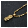 Halskette Baum des Lebens Anhänger Vergoldet, Gold Mixed Weiblich Männlich28856