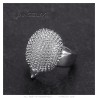 Bague Hérisson Niglo Acier Inoxydable Argent28869