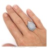 Bague Hérisson Niglo Acier Inoxydable Argent28872