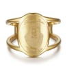 copy of Anello da donna con croce curva Camargue Acciaio inossidabile Oro28883