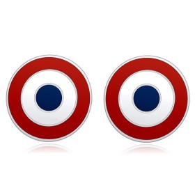 Lot de 2 pin's Cocarde Française - Épinglette Drapeau France - Accessoire Patriotique28908