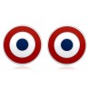 Set of 2 French Cockade pins - French Flag Pin - Patriotic Accessory28908