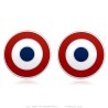 Set of 2 French Cockade pins - French Flag Pin - Patriotic Accessory28909