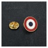 Lot de 2 Pin's Cocarde Française Doré à l'Or Fin - Épinglette Patriotique28938