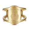 Anillo Santa Sara Patrona de los Gitanos para Mujer Acero Inoxidable Oro28970