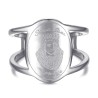 Bague Sainte Sara Patronne des gitans Femme Acier inoxydable Argent28977