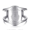 Anello Santa Sara Patrona degli Zingari Donna Acciaio Inox Argento28978