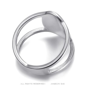 Bague Sainte Sara Patronne des gitans Femme Acier inoxydable Argent28979