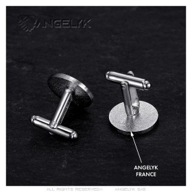 Bouton de manchette cocarde Qualité France, Cocorico28998