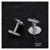 French Quality cockade cufflink, Cocorico28998