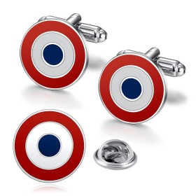 Cufflinks and cockade pins, quality set29001