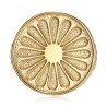 copy of Anello Niglo Hérisson Gitan Acciaio inossidabile Oro Diamanti29017