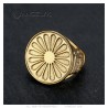 copy of Anello Niglo Hérisson Gitan Acciaio inossidabile Oro Diamanti29022