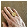 copy of Anello Niglo Hérisson Gitan Acciaio inossidabile Oro Diamanti29023