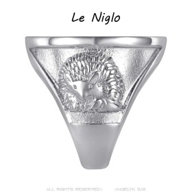copy of Anello Niglo Hérisson Gitan Acciaio inossidabile Oro Diamanti29037