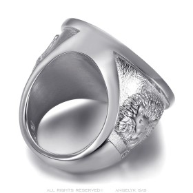 copy of Anello Niglo Hérisson Gitan Acciaio inossidabile Oro Diamanti29039