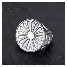 copy of Anello Niglo Hérisson Gitan Acciaio inossidabile Oro Diamanti29040