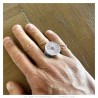 copy of Anello Niglo Hérisson Gitan Acciaio inossidabile Oro Diamanti29041