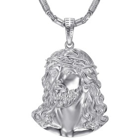 copy of Löwenkrallen-Anhänger Rubin Diamant Kaffeebohnen-Kette Stahl Gold29063