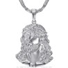 copy of Löwenkrallen-Anhänger Rubin Diamant Kaffeebohnen-Kette Stahl Gold29064