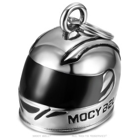 Clochette moto Mocy Bell Casque intégrale Acier inoxydable29204
