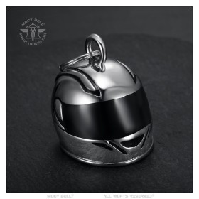 Clochette moto Mocy Bell Casque intégrale Acier inoxydable29205