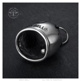 Clochette moto Mocy Bell Casque intégrale Acier inoxydable29206
