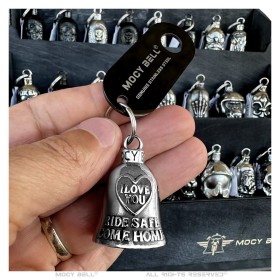 Schwarzer Halter für Motorradglocke Guardian Mocy Bell Edelstahl29260
