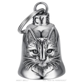 Motorrad-Glocke Mocy Bell Katze Glücksbringer Edelstahl29336