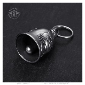 Motorrad-Glocke Mocy Bell Katze Glücksbringer Edelstahl29338