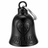 Clochette moto noire I Love You Ride Safe Come Home - MocyBell29411
