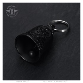 Glöckchen Motorrad schwarz I Love You Ride Safe Come Home - MocyBell29414