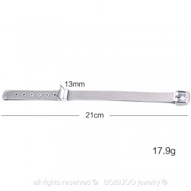 Bracelet Ceinture Mailles Métal Doré à l'Or Fin Acier Inoxydable bobijoo